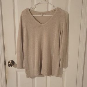 Loft Beige Sweater L